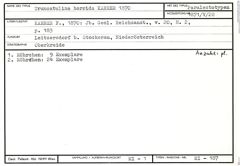 Karteikarte zum Paralectotyp von Truncatulina horrida Karrer, 1870